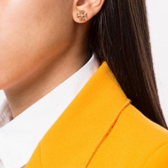 Tory Burch gold stud earrings - Picture 3 of 4
